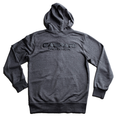 Gaspari - Athletic Slim-Fit Zipper Hoodie (Charcoal)